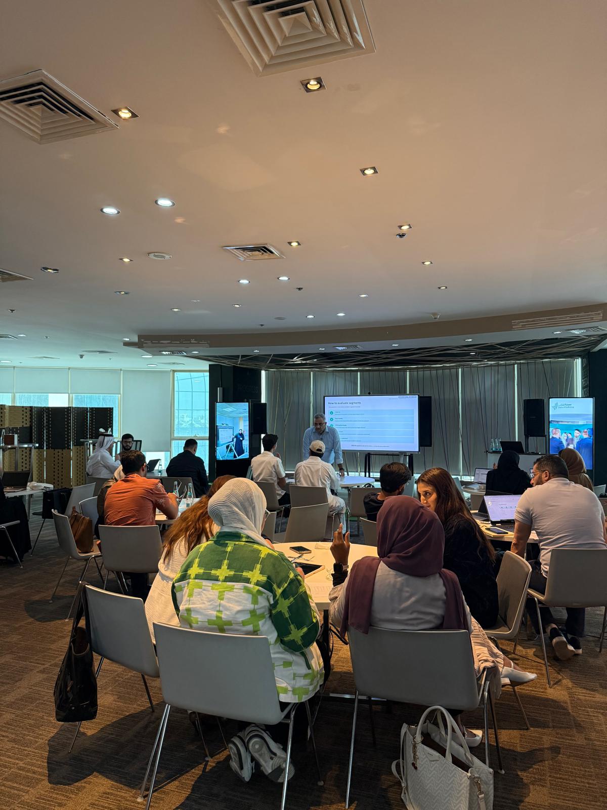 Belal Riyad mentoring founders at DIC